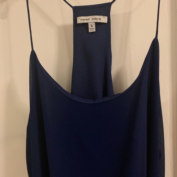 naked zebra navy dress, size s - Picture 2 of 5